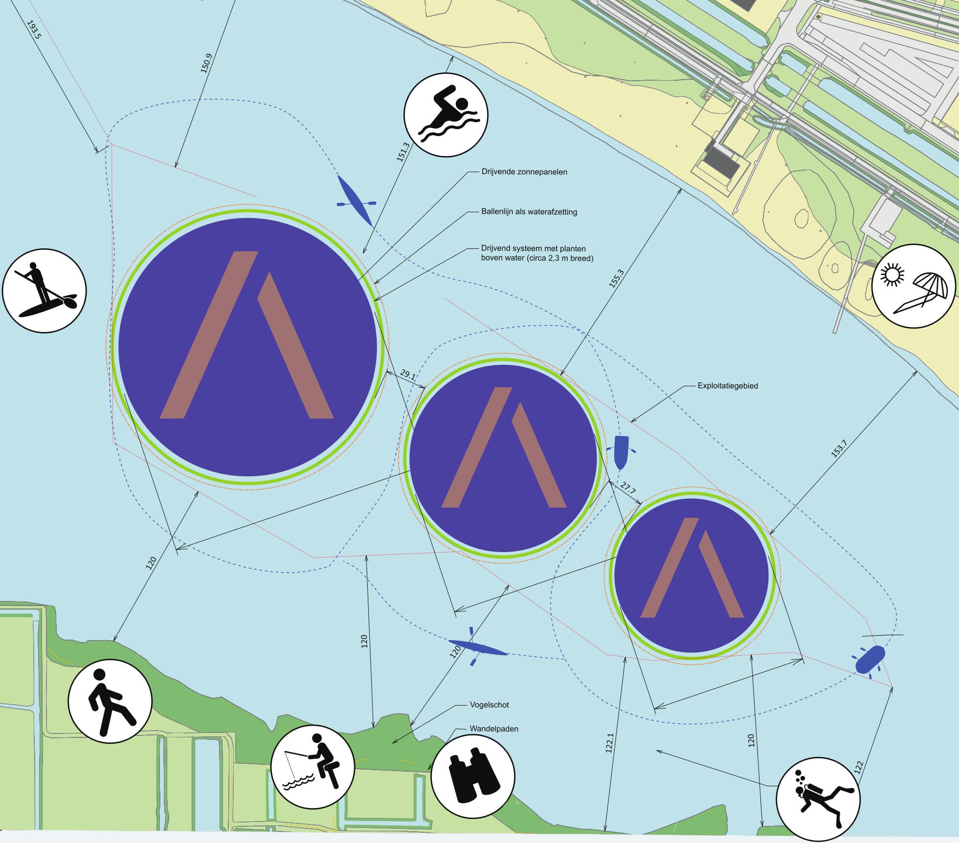 recreatie5-haarrijnseplas Analyse uitgangspunten Haarrijnseplas Utrecht ecologie
